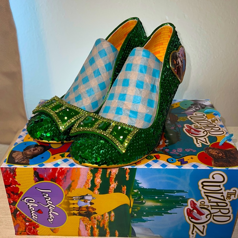 Irregular Choice : Think Of Home in Green